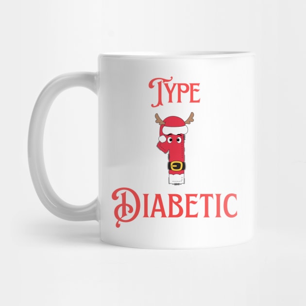 Diabetes Christmas Reindeer l Type 1 Diabetes by Diabeticsy